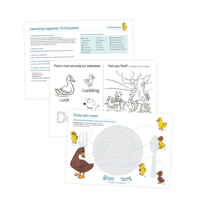 Learning Together with music - downloadable activity packs